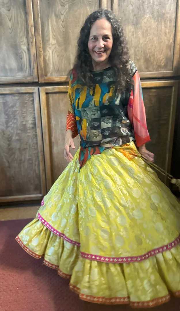 2 Layer Multi color Tunic Top Lagenlook