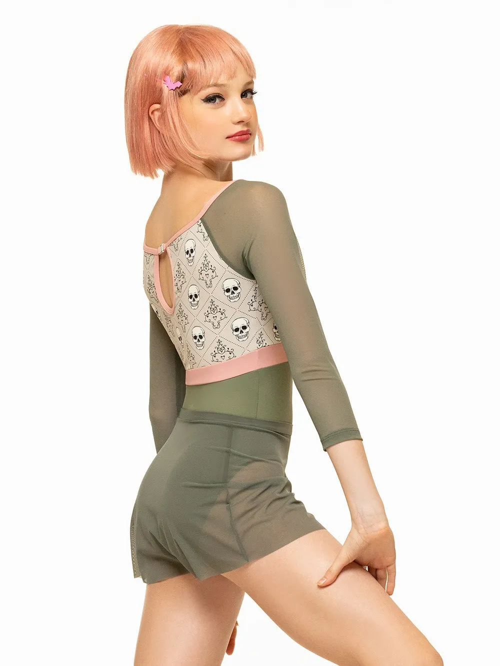 A-Line Skirt Sage Mesh RTW