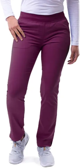 Adar Pro Scrubs for Women - Skinny Leg Yoga Scrub Pants