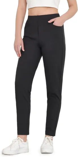 Bamans Womens Dress Pants Work Business Skinny Leg Pants Office High Waisted Slacks Slim Fit Casual Trousers