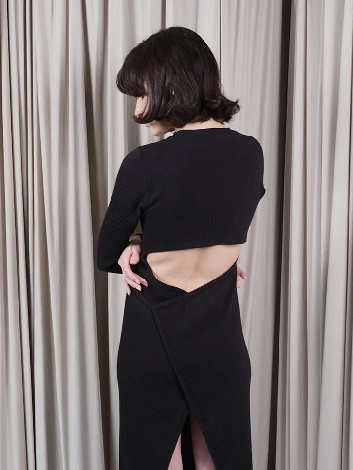 Baserange Brig Dress, Black