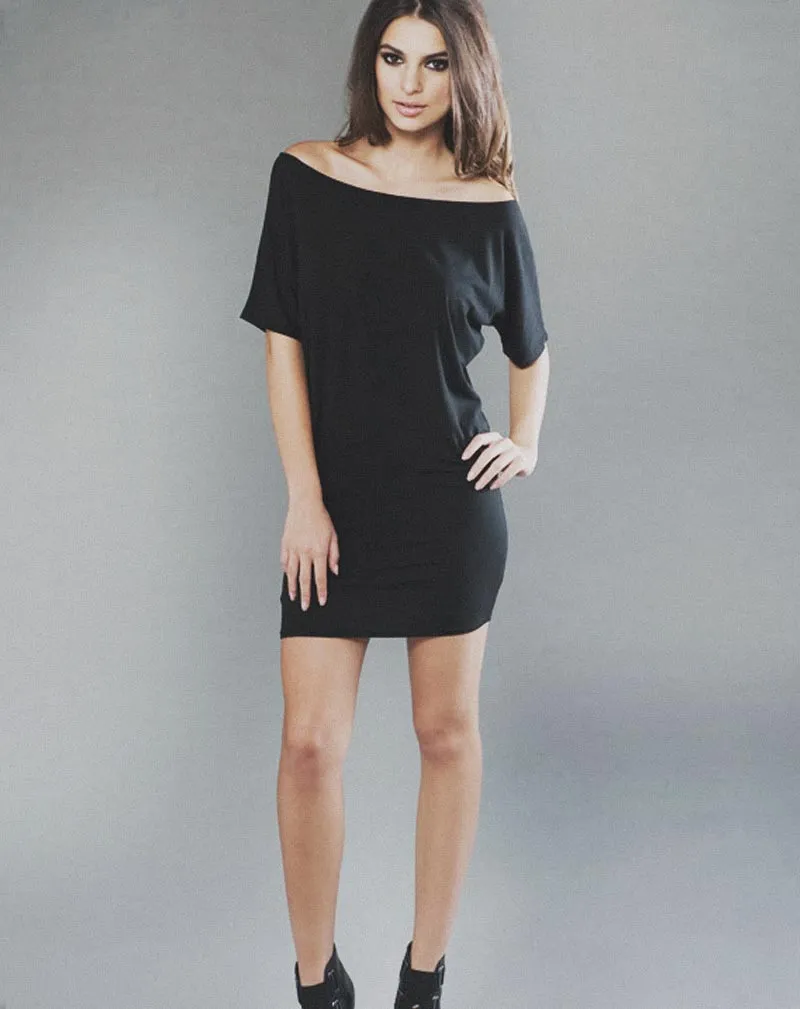 Basic Black Tee Dress