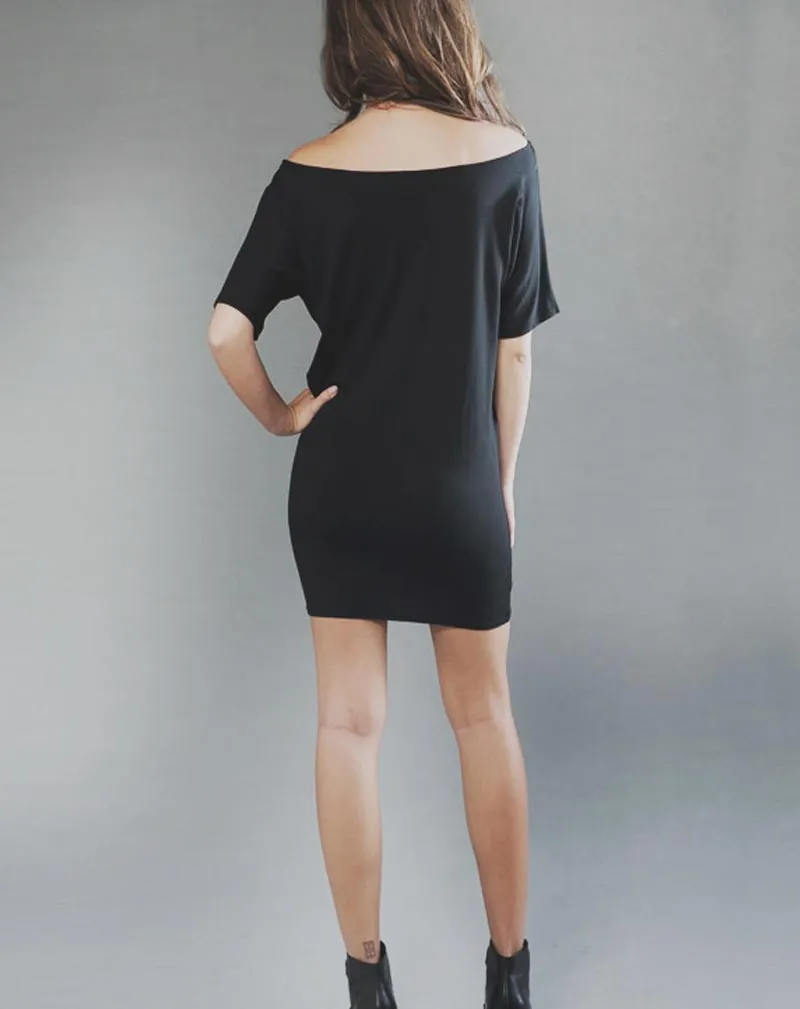 Basic Black Tee Dress