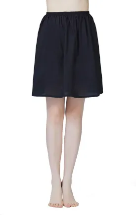 BEAUTELICATE Womens Half Slip 100% Cotton Vintage Underskirt in 3 Lengths