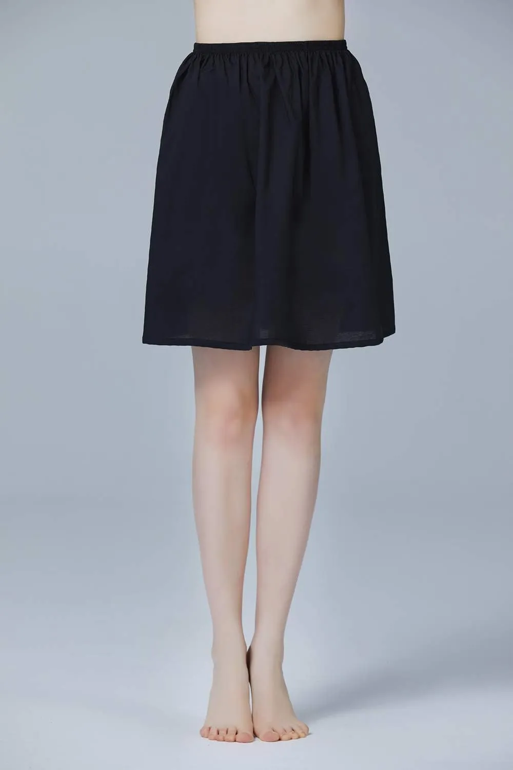 BEAUTELICATE Womens Half Slip 100% Cotton Vintage Underskirt in 3 Lengths