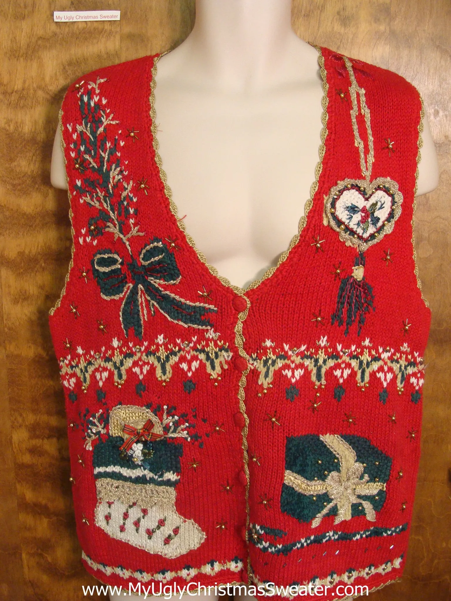 Festive Christmas Eve Funny Christmas Sweater Vest