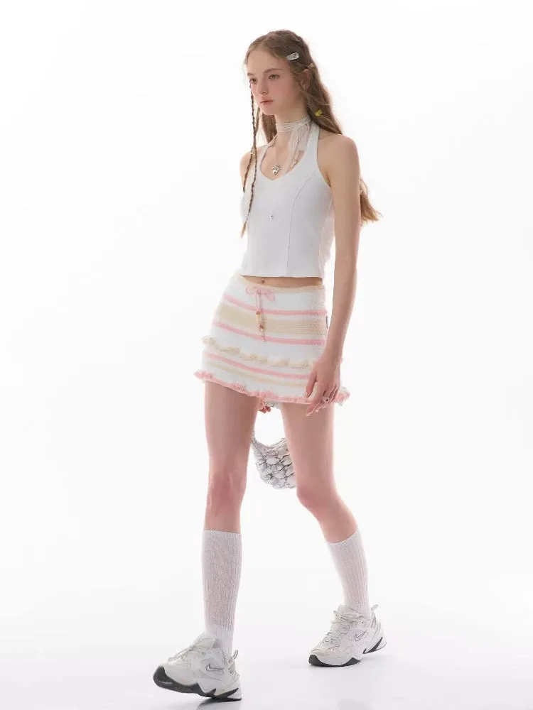High waist slim short skirt【s0000007815】