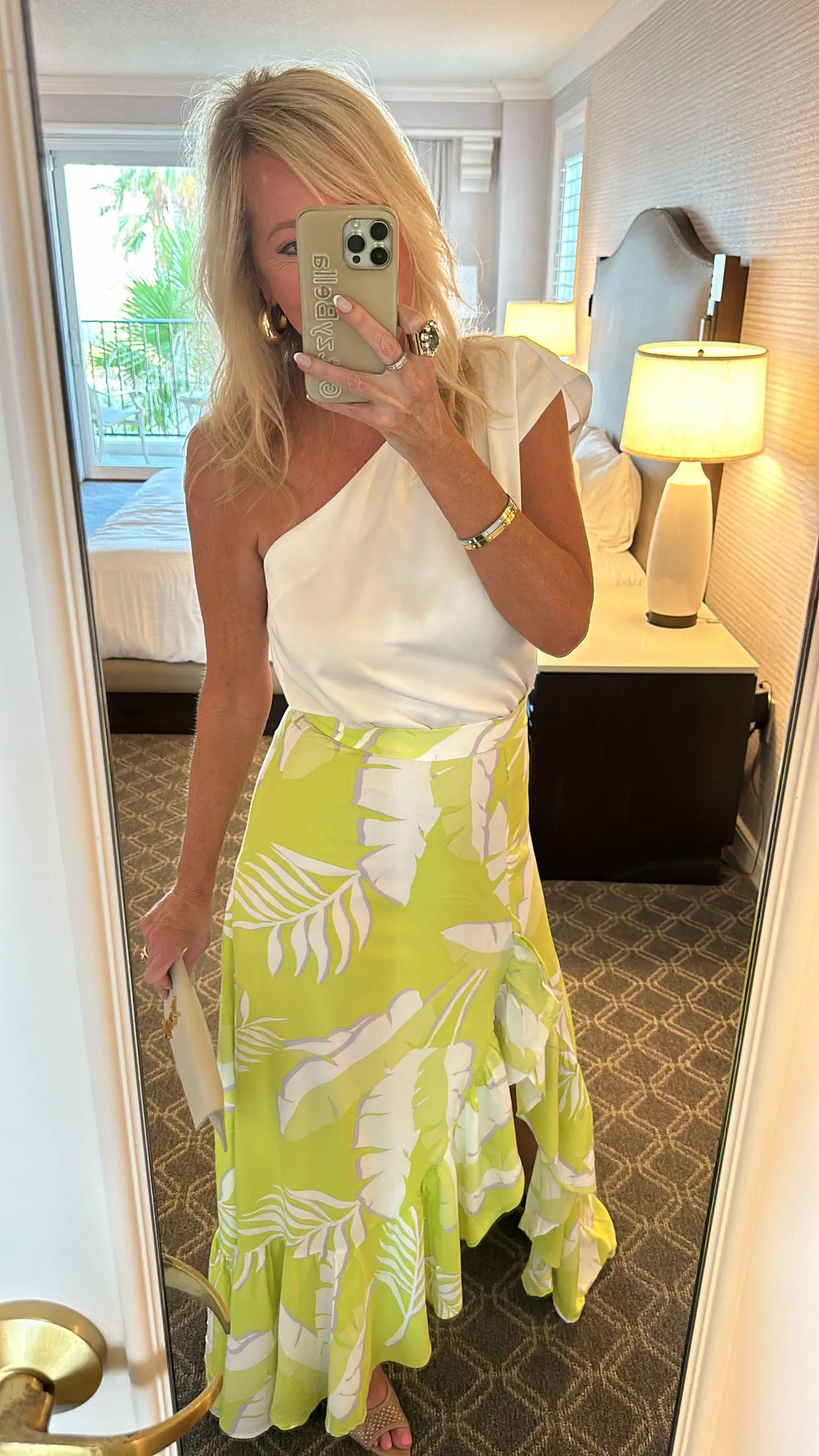 NEW!! Isabele One Shoulder Top in White