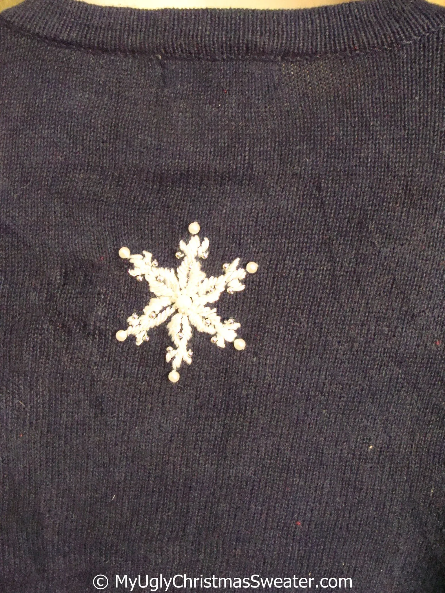Purple and Blue Ugly Christmas Sweater