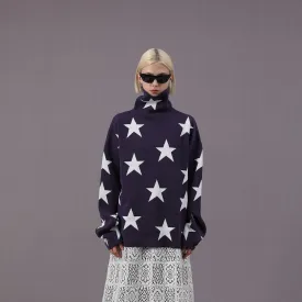 Star Turtleneck Sweater