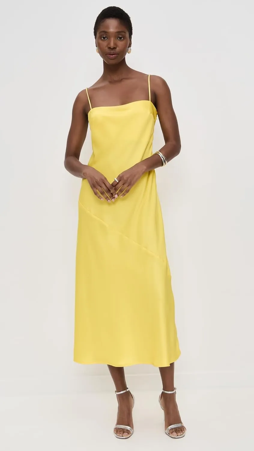 Susana Monaco Women's Satin Bias Cut Slip Dress