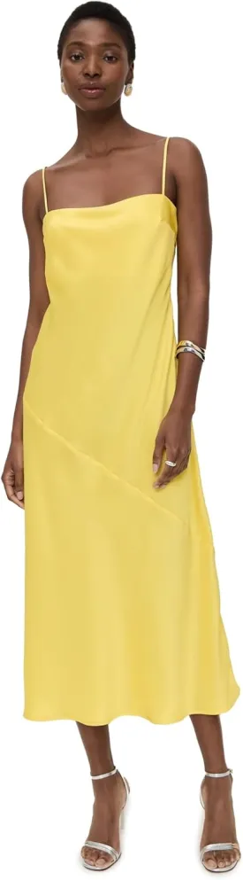 Susana Monaco Women's Satin Bias Cut Slip Dress