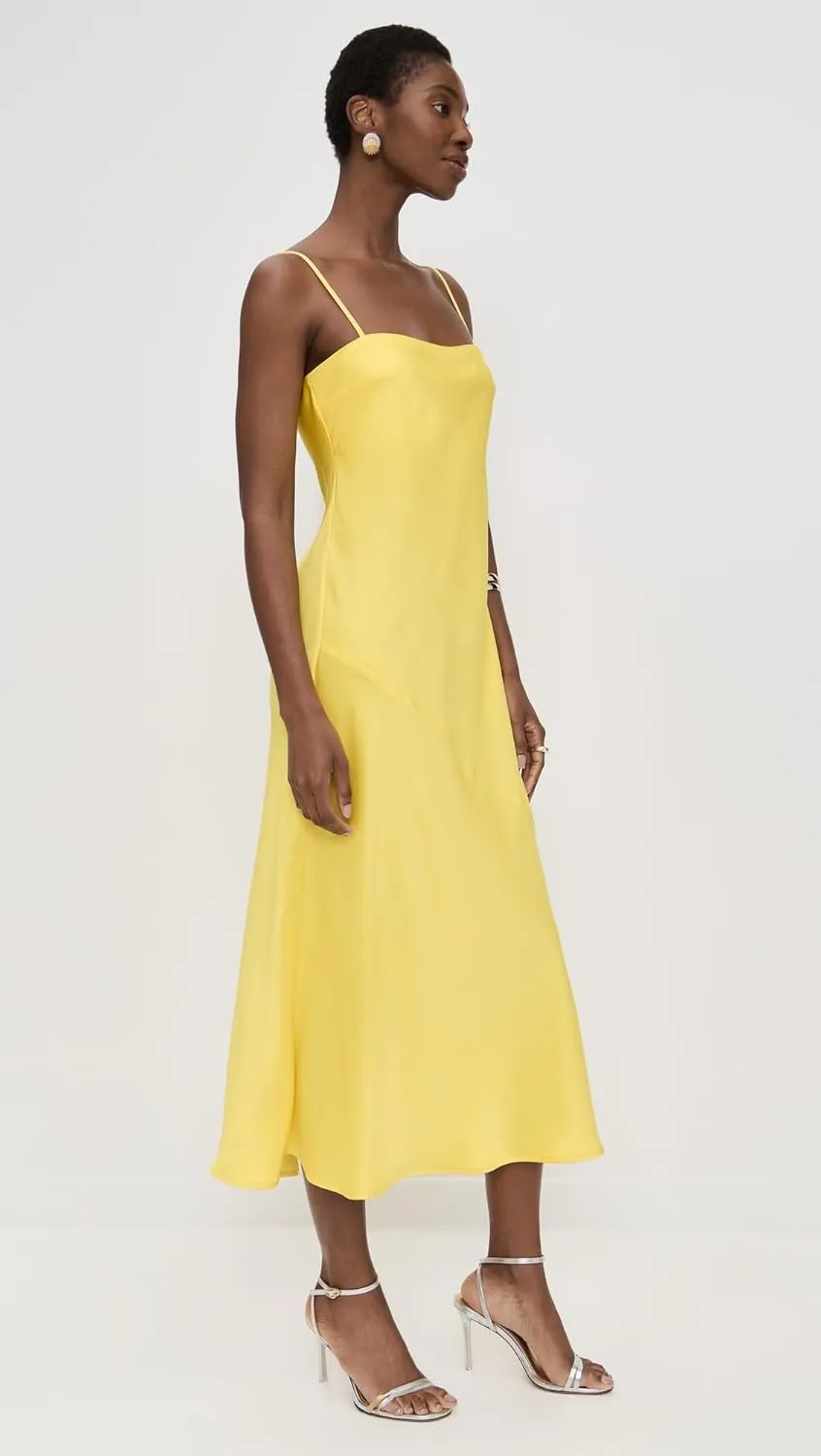 Susana Monaco Women's Satin Bias Cut Slip Dress