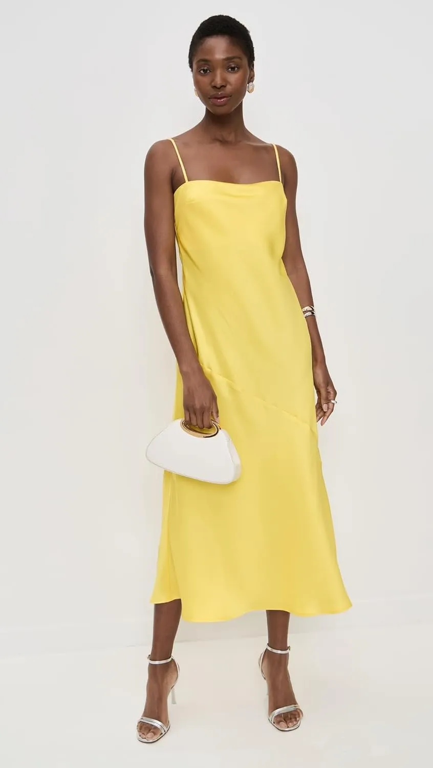 Susana Monaco Women's Satin Bias Cut Slip Dress