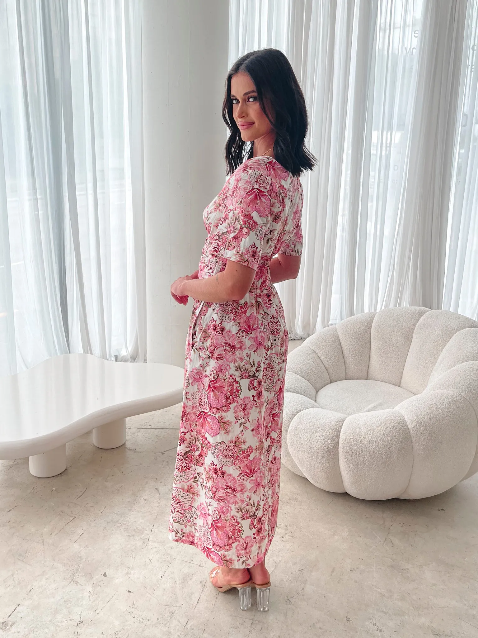 Tivona Dress - Ornamental Rose