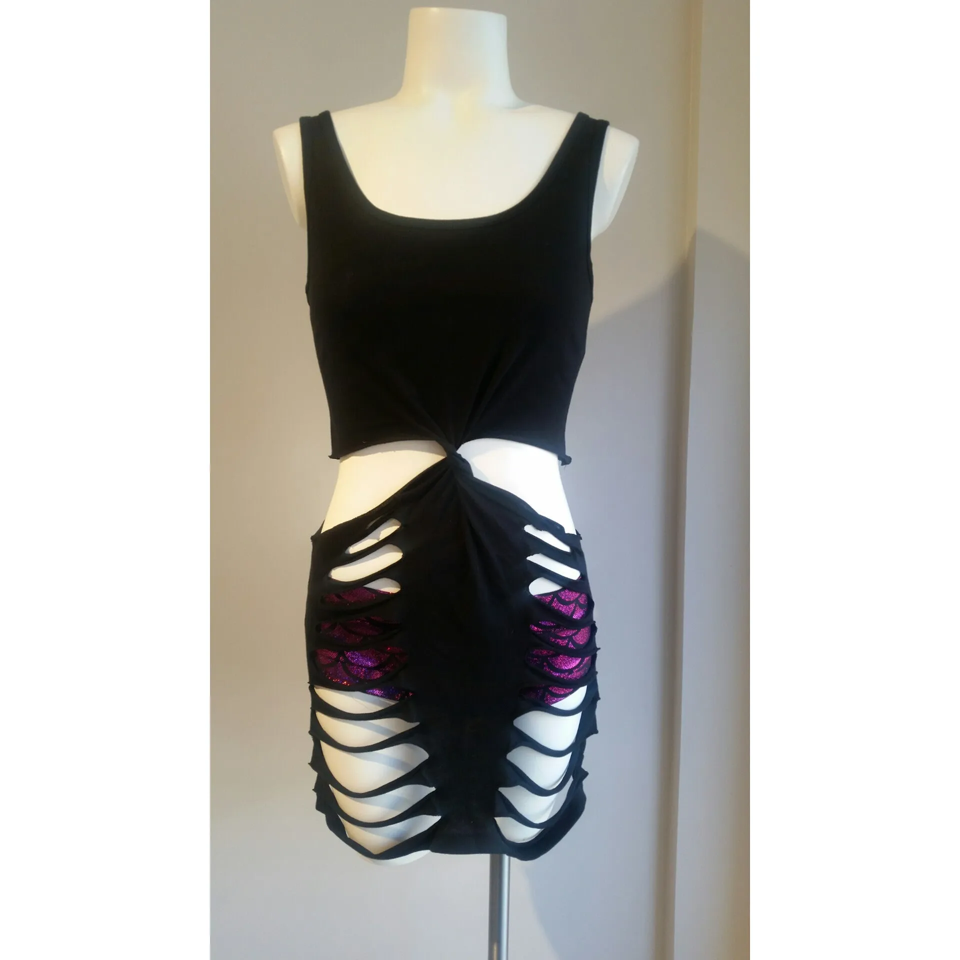 Twisted & Slashed Dress